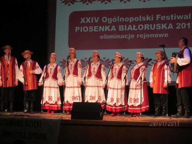 Zespół Czyżowianie na eliminacjach rejonowych Piosenka Białoruska 2017 w Hajnowskim Domu Kultury III