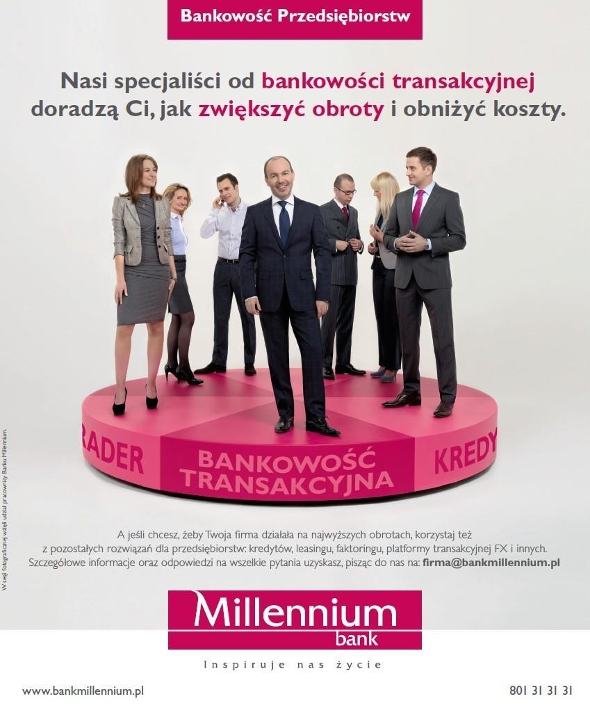 Ostatnie główne kampanie produktowe dla przedsiębiorstw Bank Millennium kontynuuje akcję reklamową wspierającą ofertę Bankowości Przedsiębiorstw.