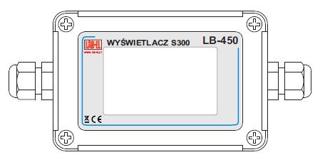 Instrukcja obsługi wyświetlacza LB-450 3 1. Opis wyświetlacza Wyświetlacz LB-450 służy do wyświetlania pomiarów transmitowanych linią S300.