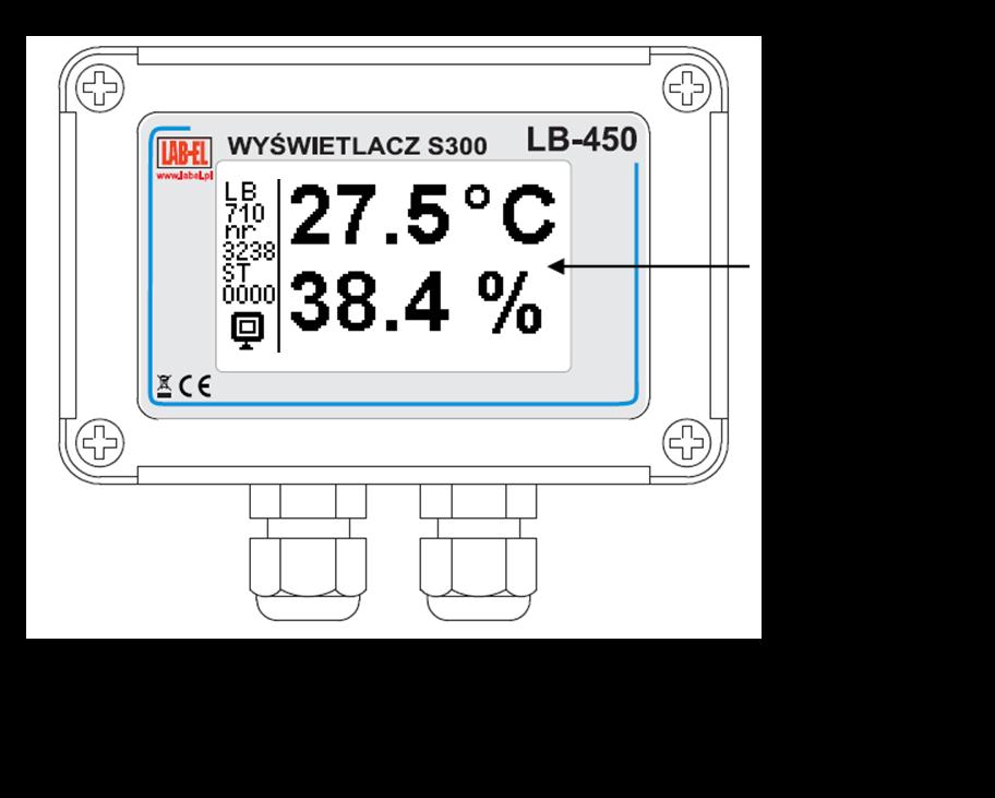 Instrukcja obsługi wyświetlacza LB-450 5 2. Obsługa wyświetlacza 2.