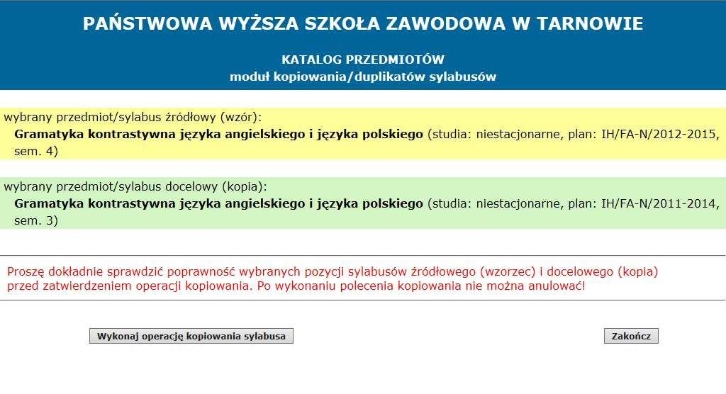 w dużym zakresie zarówno w ramach tego samego przedmiotu pomiędzy semestrami/latami studiów jak i pomiędzy różnymi przedmiotami.