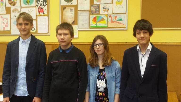 Laureaci i finaliści Wojewódzkich Konkursów Przedmiotowych 2016/17 MATEMATYKA Jakub Baranowski (2d MYP), Krzysztof Witkowski (3c), Michał Lewczuk (3b) zostali LAUREATAMI.