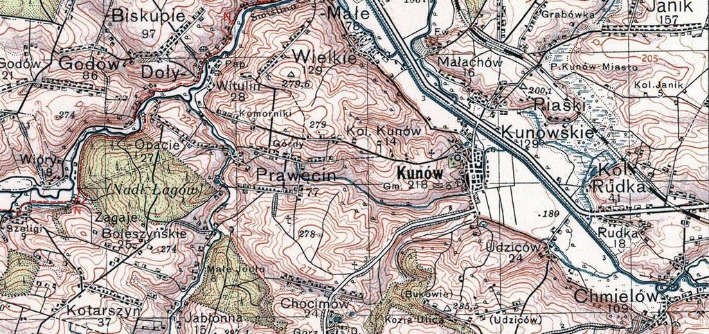 Green Key Powiatowy Program Opieki nad Zabytkami dla Powiatu Ostrowieckiego po II wojnie światowej 16 stycznia 1945 Gmina Kunów została wyzwolona przez 6 armię syberyjską Armii Czerwonej; po 1945 r.