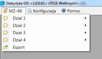 W wyniku działania programu tworzony jest plik eksportu, który służy do przesłania zbiorczego