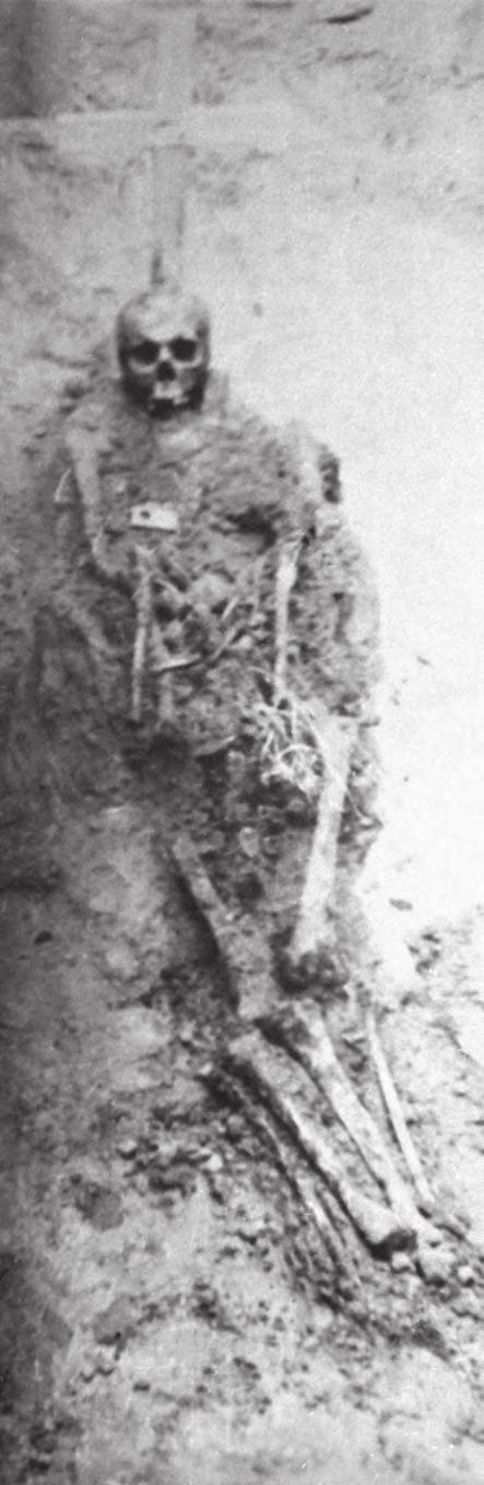 Ekshumacje w Wysokiej, 1946 r. (AIPN) 24 herowa do wydobycia i spalenia zwłok jednostki SS i policji wykorzystały 36 więźniów obozu koncentracyjnego KL Stutthof zwanych komando do nieba.