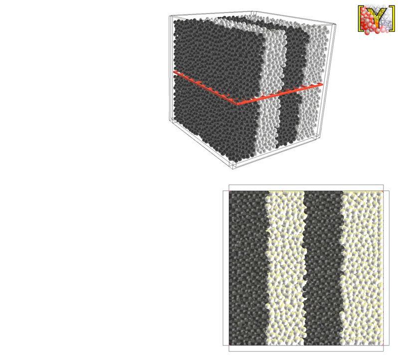 Simulation of a pull-out test of a