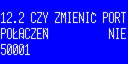 Kasa zapyta o zapis wprowadzonych ustawień sieciowych.