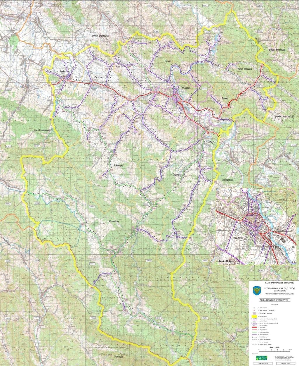 Plan zrównoważonego rozwoju publicznego transportu zbiorowego dla Powiatu Sanockiego Rys.