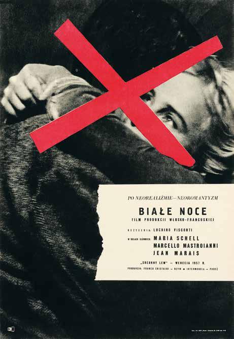 28 Białe noce, 1959, plakat do filmu, reż. Luchino Visconti, rotograwiura, 82 56,5 cm, wyd.