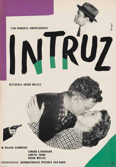 29 Intruz, [brak daty], plakat do filmu, reż. Orson Welles, offset, 84,5 58 cm, wyd.