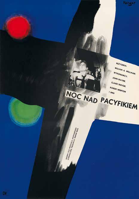 58 Noc nad Pacyfikiem, 1954, plakat do filmu, reż. William A. Wellman, offset, 82,5 58 cm, wyd.