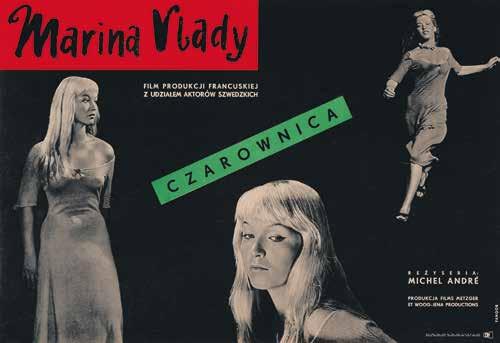 19 Czarownica, 1957, plakat do filmu, reż. André Michel, rotograwiura, 57,5 83,5 cm, wyd.