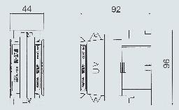 Wymiary (mm) Konfiguracja jednobiegunowa 60/80SP 100SP CNE SNE