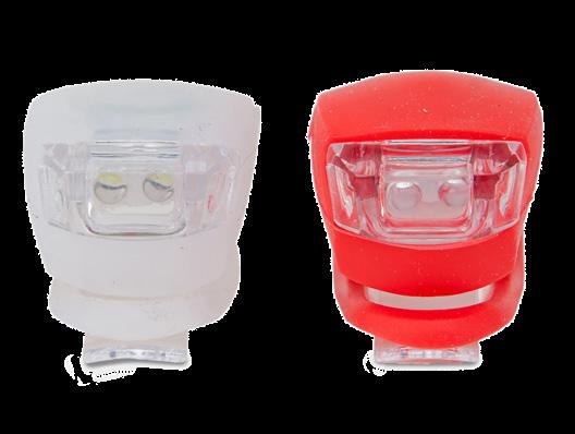 akcesoria Bezpieczeństwo HPO_001 Światła LED Białe światło z przodu i czerwone z