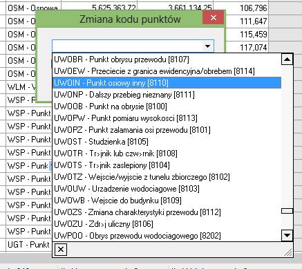 Od wersji 8.6.10.31 umożliwiono łączenie w jednej tabeli kodów z rożnych zestawów w oknie tabeli dodana nowa funkcja pod prawym klawiszem myszki.