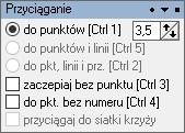 6. Wypełnienie oznacza wzór, jakim mają być wypełniane obiekty zamknięte. Brak oznacza, że warstwa jest przezroczysta (tzn.