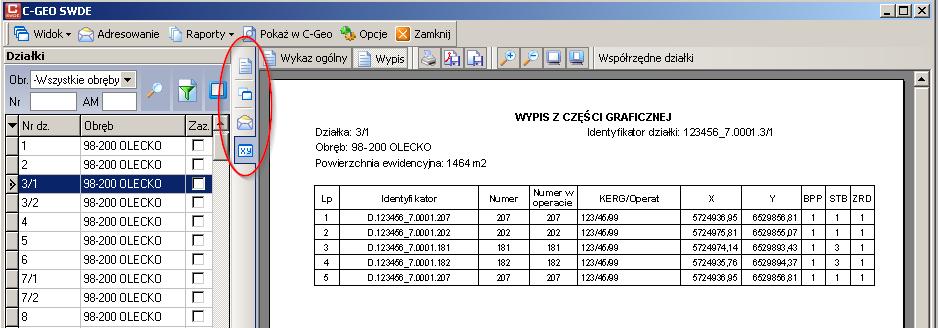 Nawigowanie po module ułatwia zestaw zakładek znajdujących się pomiędzy listą