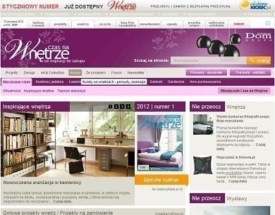 Design Czasnawnetrze.pl Można tu znaleźć najciekawsze archiwalne materiały publikowane na łamach tytułu.