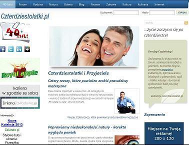 Lifestyle Czterdziestolatki.pl Serwis skierowany dla ludzi powyżej czterdziestki.