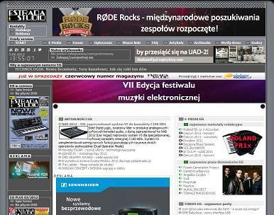Hobby Eis.com.pl Eis.com.pl jest elektronicznym wydaniem profesjonalnego magazyn dla muzyków i realizatorów dźwięku. Wielbiciele muzyki na pewno znajdą tu coś dla siebie.