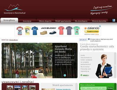 Lifestyle Inwestycjewkurortach.pl Pierwszy w Polsce portal, który pokazuje cały obraz rynku nieruchomości w segmencie nieruchomości wakacyjnych i condo apartamentów.