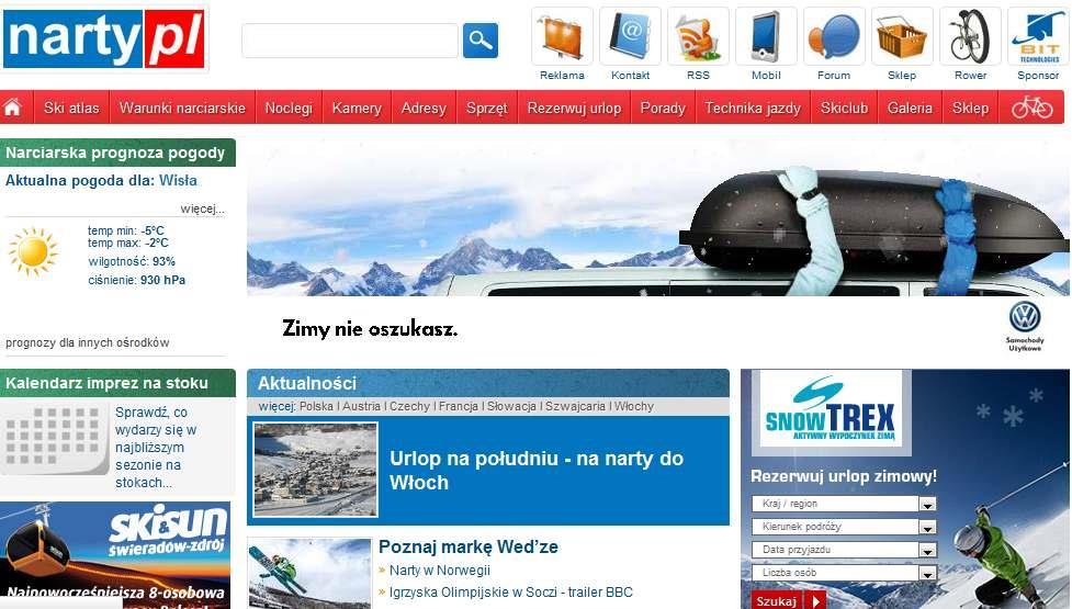Active Narty.pl Jeden z najpopularniejszych w polskim Internecie niezależny serwis poświęcony sportom zimowych.