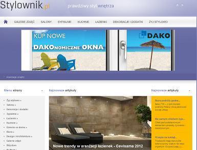Design Stylownik.com Serwis zajmujący się tematyką szeroko pojętą jako lifestyle, czyli styl życia.