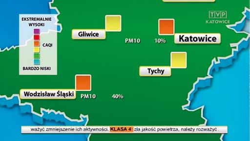 społeczeństwa o zanieczyszczeniu powietrza, szczególnie że informacje o pogodzie cieszą się dużą oglądalnością.