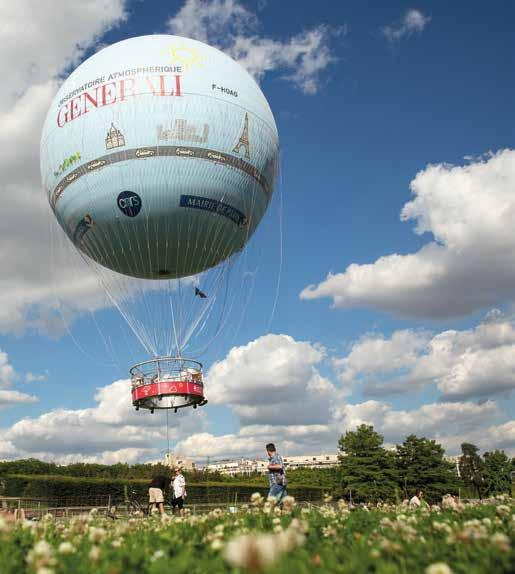 1. Balon paryski Informacje o jakości powietrza w Paryżu przekazywane są za pomocą balonu-platformy widokowej.