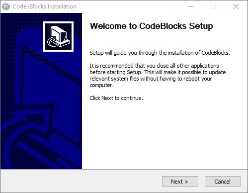 Instalacyjnego pakietu Code::Blocks Pobieramy wersję codeblocks-17.12mingw-setup.exe, która zawiera kompilator GCC i debuger TDM-GCC.