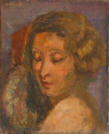 93 Henryk Gotlib (1890-1966) Portret kobiety olej/płótno, 41,5 x 33,5 cm