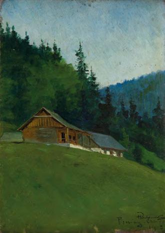 116 Marceli Harasimowicz (1859-1935) "Pieniny - Chata", 1905 r.