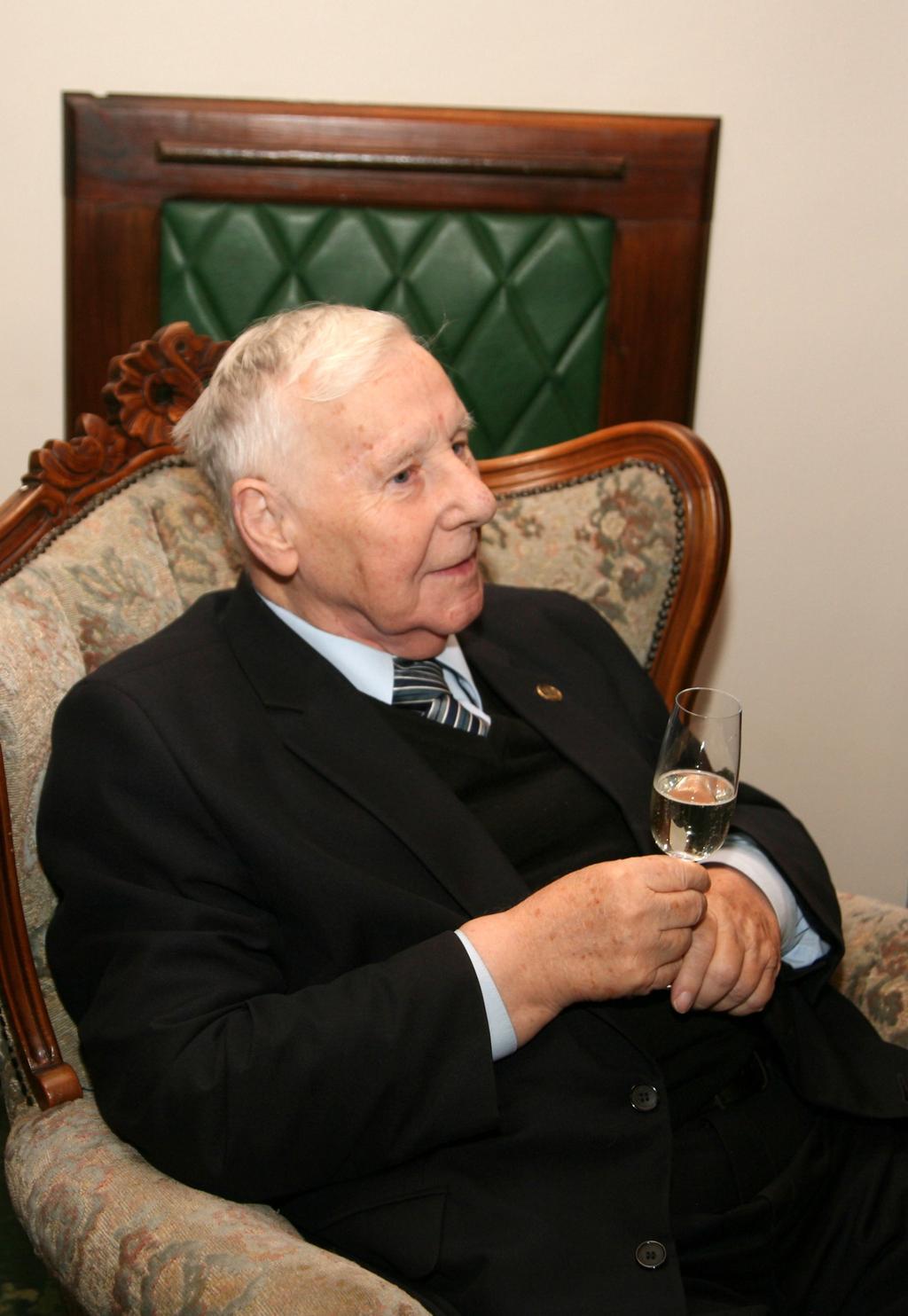 Profesor Edward Kujawski w czasie