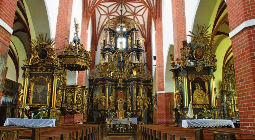 Wspaniałe wnętrze kościoła w Ornecie, Kościół św.św. Piotra i Pawła w Pieniężnie, fot. fotowojcik.pl Ewangelisty uznawany za jeden z najbardziej interesujących kościołów na Warmii.