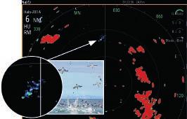 RADAR RADAR HALO Rewolucyjny radar Simrad Halo ułatwia nawigację, monitoruje pogodę, wykrywa stada ptaków, które gromadzą się nad wodami
