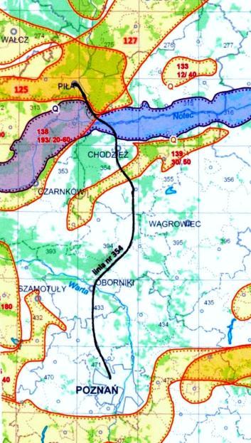 Główne Zbiorniki Wód Podziemnych (GZWP) Linia kolejowa Poznań Piła przecina cztery Główne Zbiorniki Wód Podziemnych (GZWP), z których trzy wyznaczone zostały w utworach czwartorzędowych (nr 139, 138