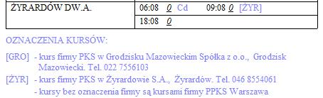 Str.14/55 wybór opcji: pełne dane firmy (nazwa, adres, telefon) skutkuje podaniem w opisie oznaczenia nazwy, adresu i telefonu przewoźnika; przy pominięciu tej opcji tekst opisu zostałby skrócony do