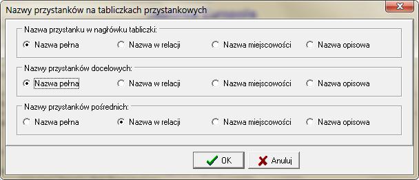 Str.6/55 przystankowa. Po powrocie wyświetlany jest z reguły szkic tabliczki przystankowej międzymiastowej z odjazdami ze wszystkich stanowisk.