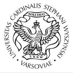 UCHWAŁA Nr 30/2018 Senatu Uniwersytetu Kardynała Stefana Wyszyńskiego w Warszawie z dnia 19 kwietnia 2018 r.