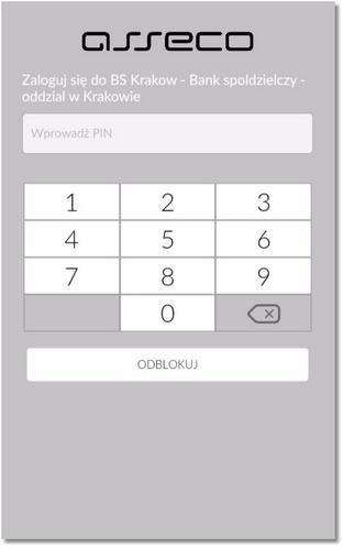 Rozdział 18 Urządzenia autoryzujące 7. Aplikacja mobilna Asseco MAA pobiera z systemu GUARDIAN dane do autoryzacji. 8.