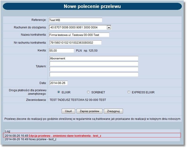 Rozdział 9 Przelewy 9.27.