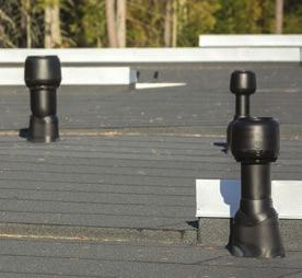 Wywietrzniki i wentylatory dachowe S są używane między innymi w blokach mieszkaniowych i budynkach szeregowych, gdzie wymagana jest wentylacja dla każdego mieszkania.