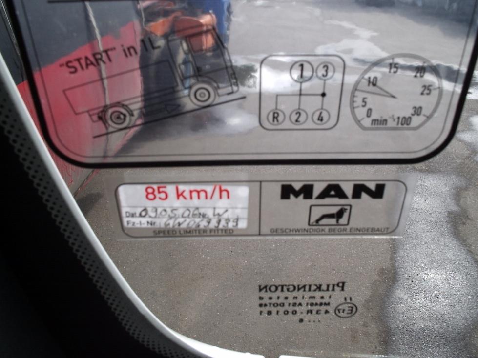Ogranicznik prędkości Pojazdy samochodowe (samochody ciężarowe i ciągniki siodłowe) o dopuszczalnej masie całkowitej powyżej 3,5 tony, powinny być wyposażone w ogranicznik prędkości zgodnie z