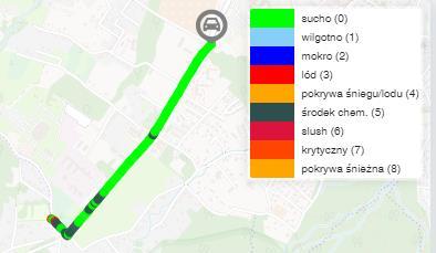 Niestety w tym czasie temperatura nawierzchni ulegała nieznacznym zmianom, na tyle jednak wyraźnych, że było to widoczne w uzyskanych wynikach.