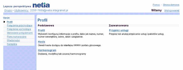 natychmiastowego powiadamiania Yahoo (Yahoo Instant Messaging ID). Lokalizacja Nie Indywidualna lokalizacja uytkownika (na przykad numer pitra lub boksu).