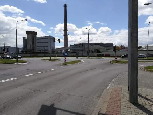 Wariant 1 Przebudowa skrzyżowania