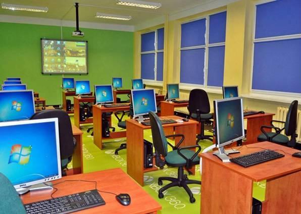Multimedia na miarę XXI w. w SP nr 2 Lokalizacja: Szkoła Podstawowa nr 2 ul. Baczyńskiego 2a Koszt zadania: 80 419 zł Liczba punktów: 4 750 Zadanie obejmuje m.in.