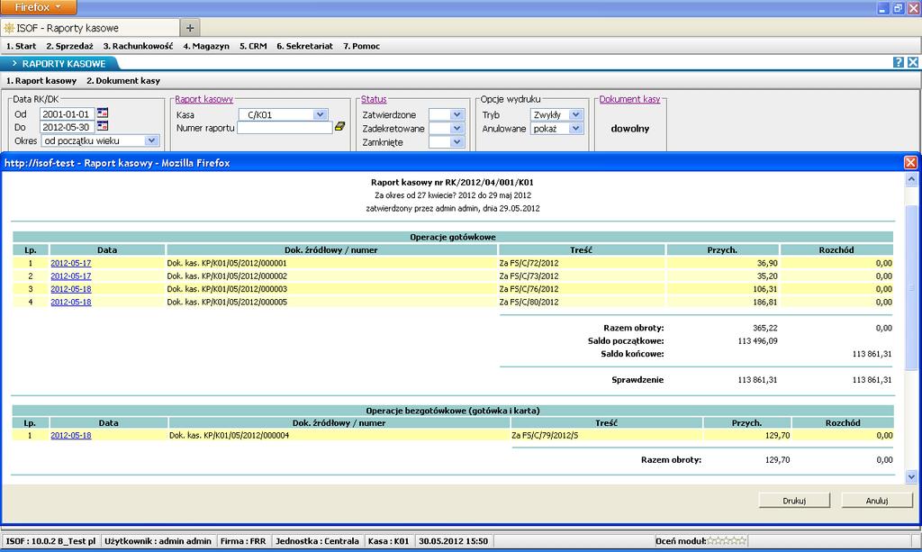 Home Banking ISOF-START obsługuje bankowość elektroniczną.