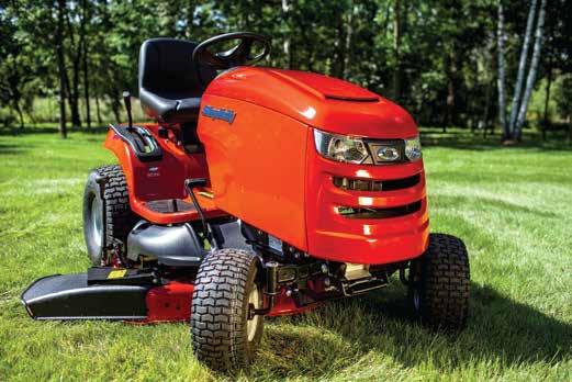 Wyprodukowane w USA Traktorki ogrodowe Simplicity bez kosza Rolka ugniatająca - Twój sposób na trawnik w pasy Jak powstają pasy?