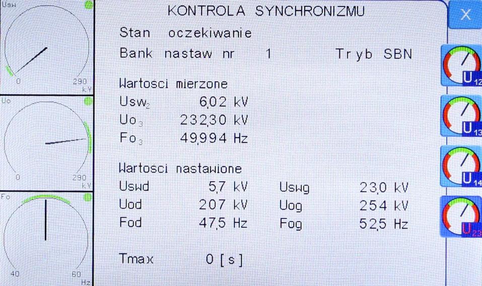 Rys. 4.9. Przykładowy widok okna pomiarów szczegółowych. Tryb SBN. Rys. 4.10. Przykładowy widok okna pomiarów szczegółowych. Tryb nieokreślony.